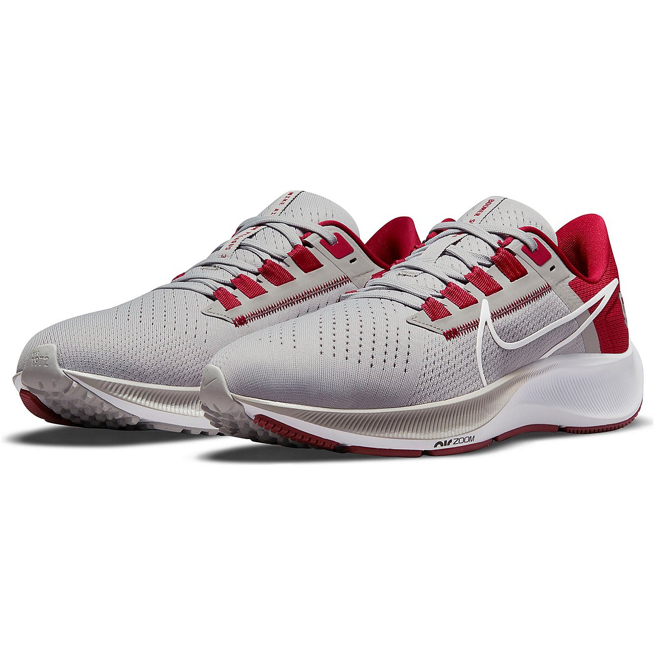 Nike Men's University of Oklahoma Air Zoom Pegasus 38 Running Shoes                                                              - view number 2