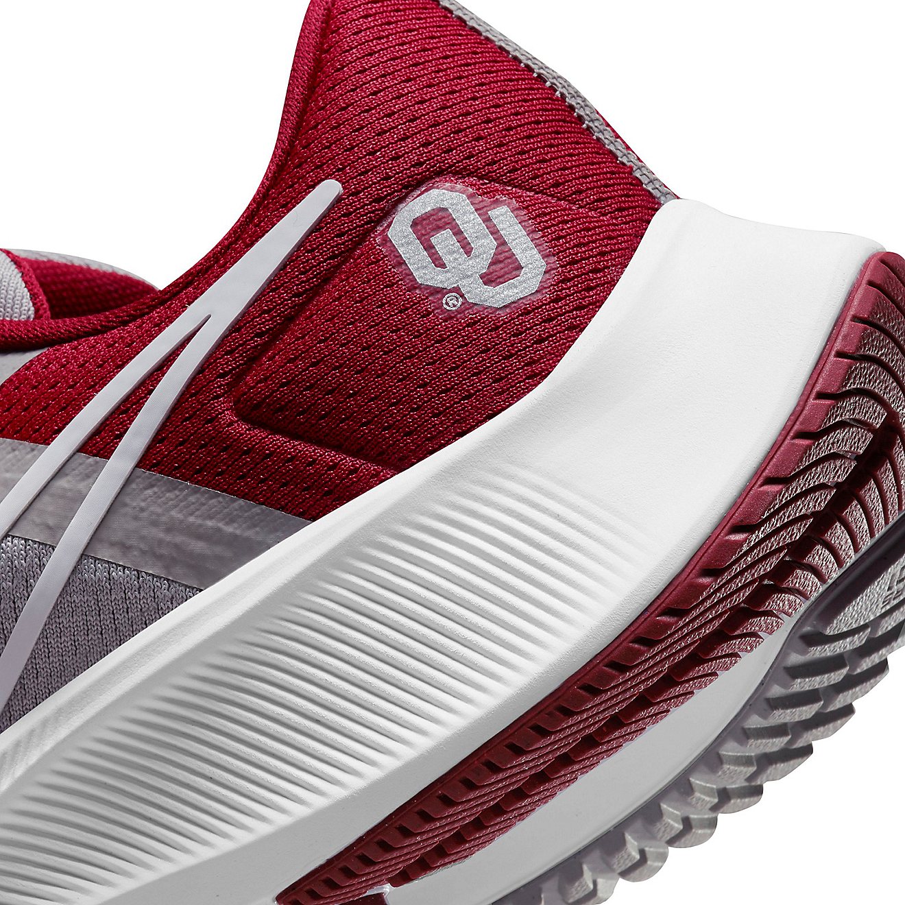 Nike Men's University of Oklahoma Air Zoom Pegasus 38 Running Shoes                                                              - view number 4
