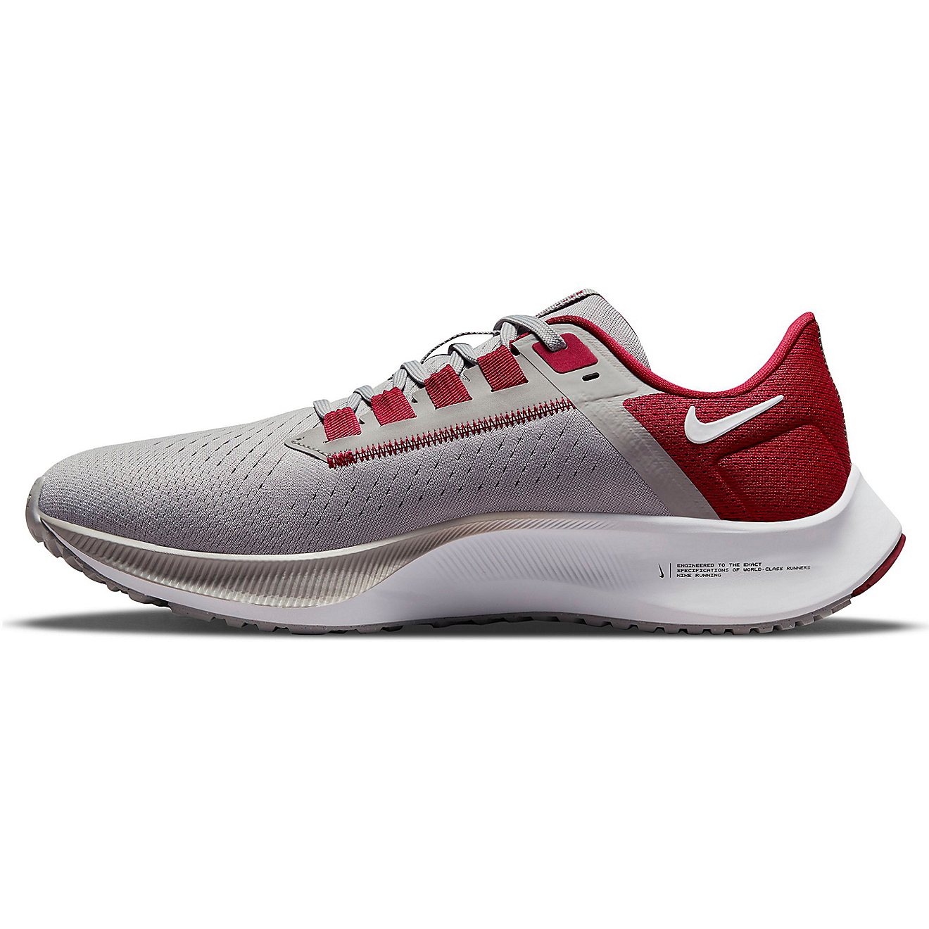 Nike Men's University of Oklahoma Air Zoom Pegasus 38 Running Shoes                                                              - view number 5