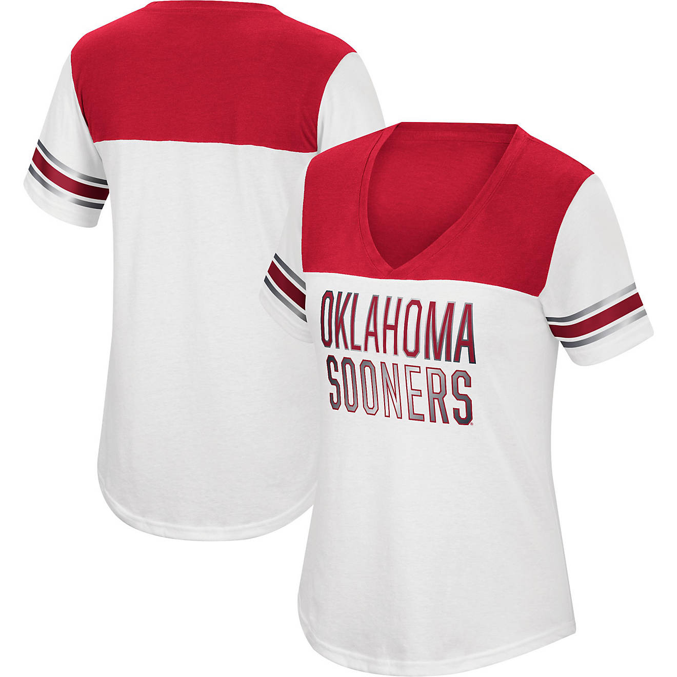 Top of the World Women's University of Oklahoma Good Sport Short Sleeve T-shirt                                                  - view number 1