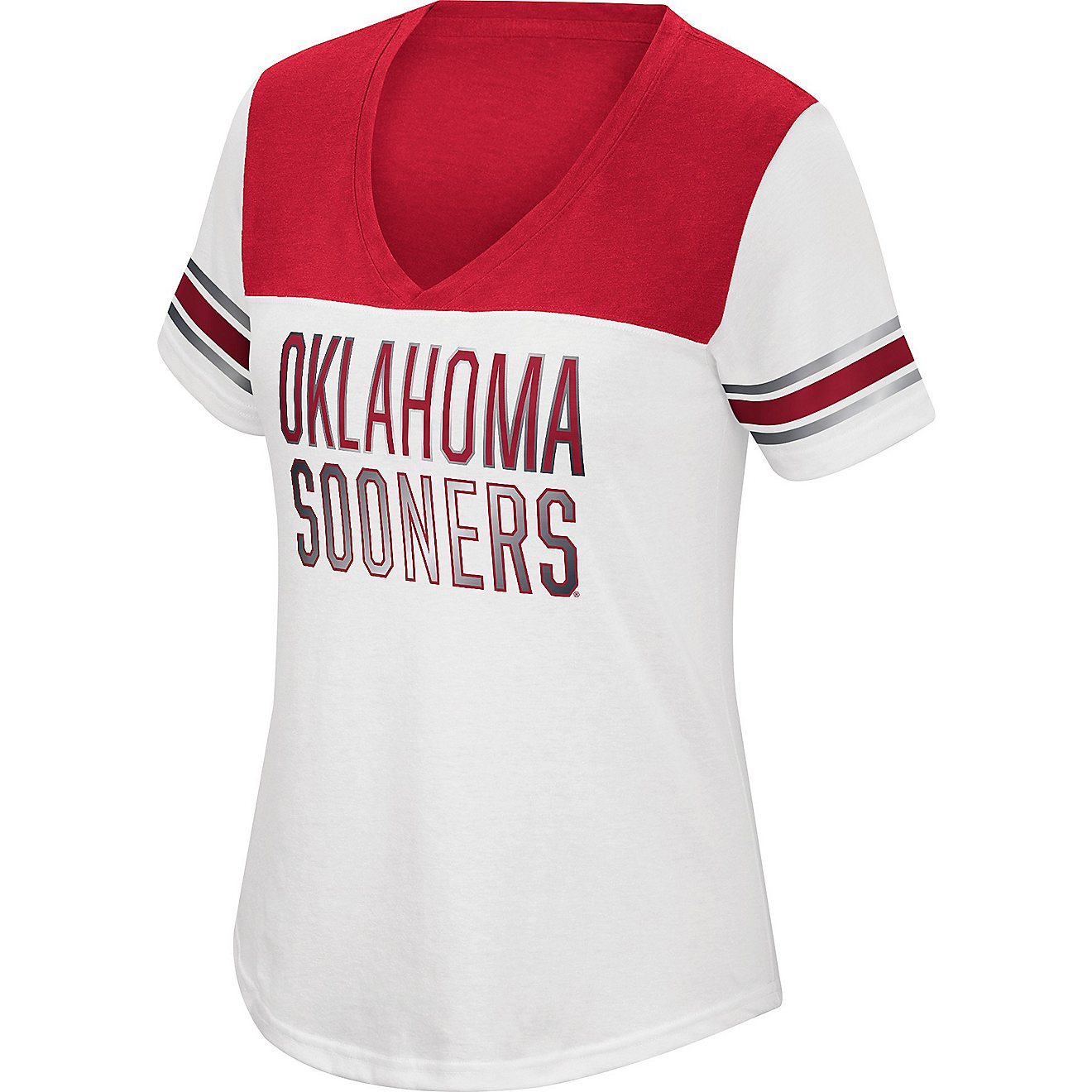 Top of the World Women's University of Oklahoma Good Sport Short Sleeve T-shirt                                                  - view number 2