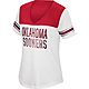 Top of the World Women's University of Oklahoma Good Sport Short Sleeve T-shirt                                                  - view number 2 image