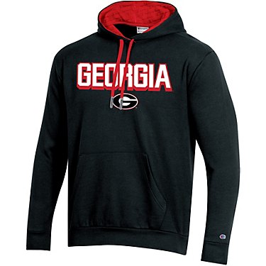 Champion Men's University of Georgia Applique Pullover Hoodie