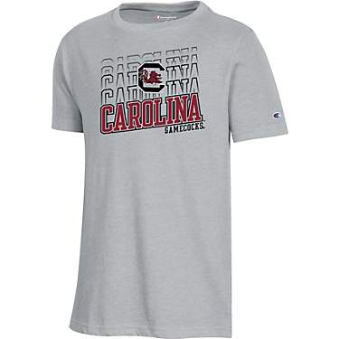 Champion Boys' University of South Carolina Heathered Short Sleeve T-shirt                                                      