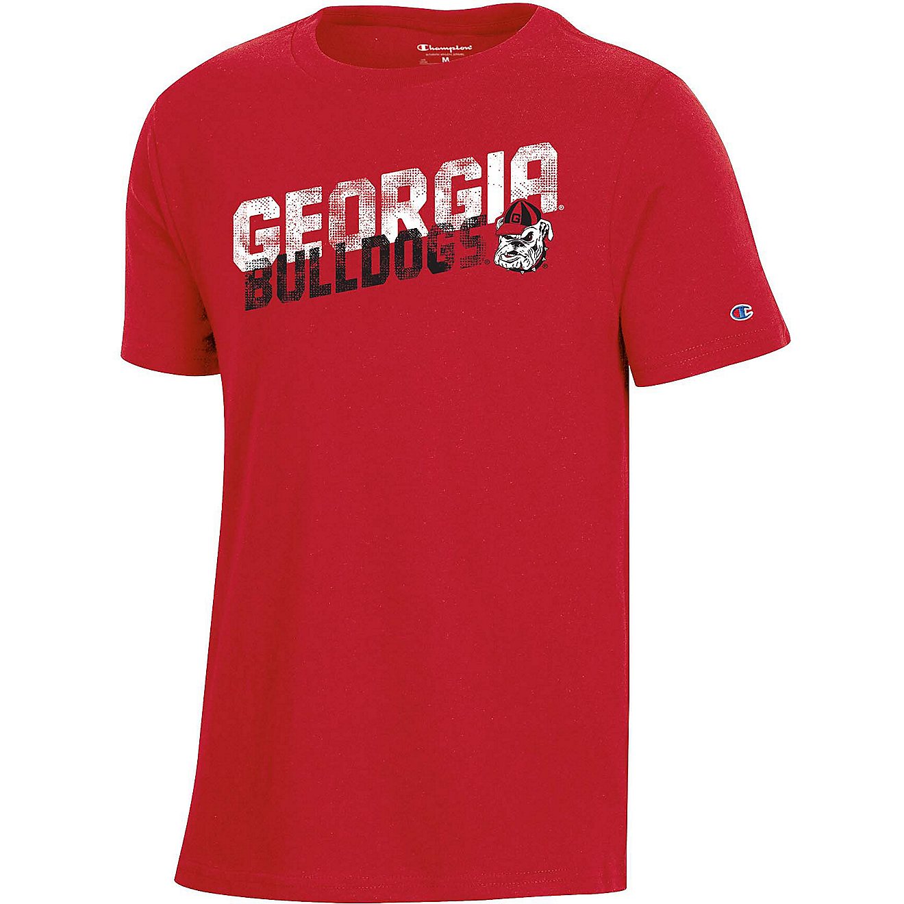 Champion Boys' University of Georgia Team Over Mascot Short Sleeve T-shirt                                                       - view number 1
