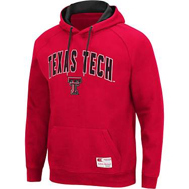 Colosseum Athletics Men's Texas Tech University Taylor Applique Fleece Pullover Hoodie                                          