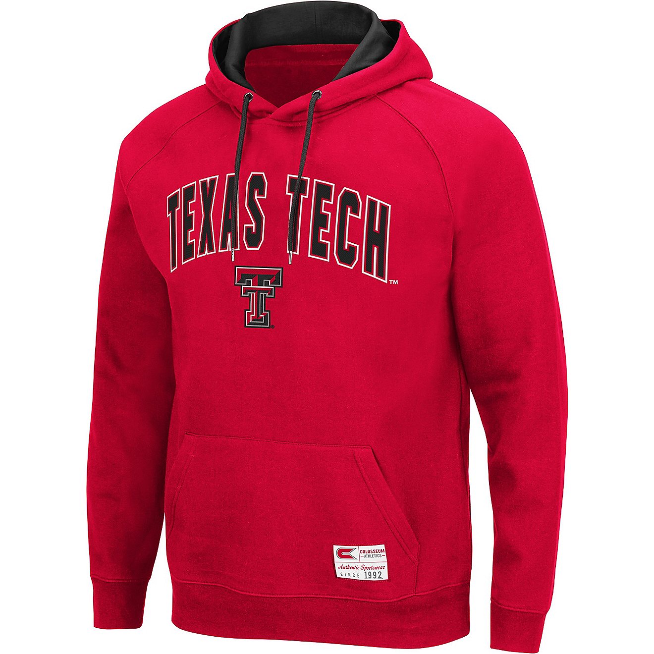 Colosseum Athletics Men's Texas Tech University Taylor Applique Fleece Pullover Hoodie                                           - view number 1