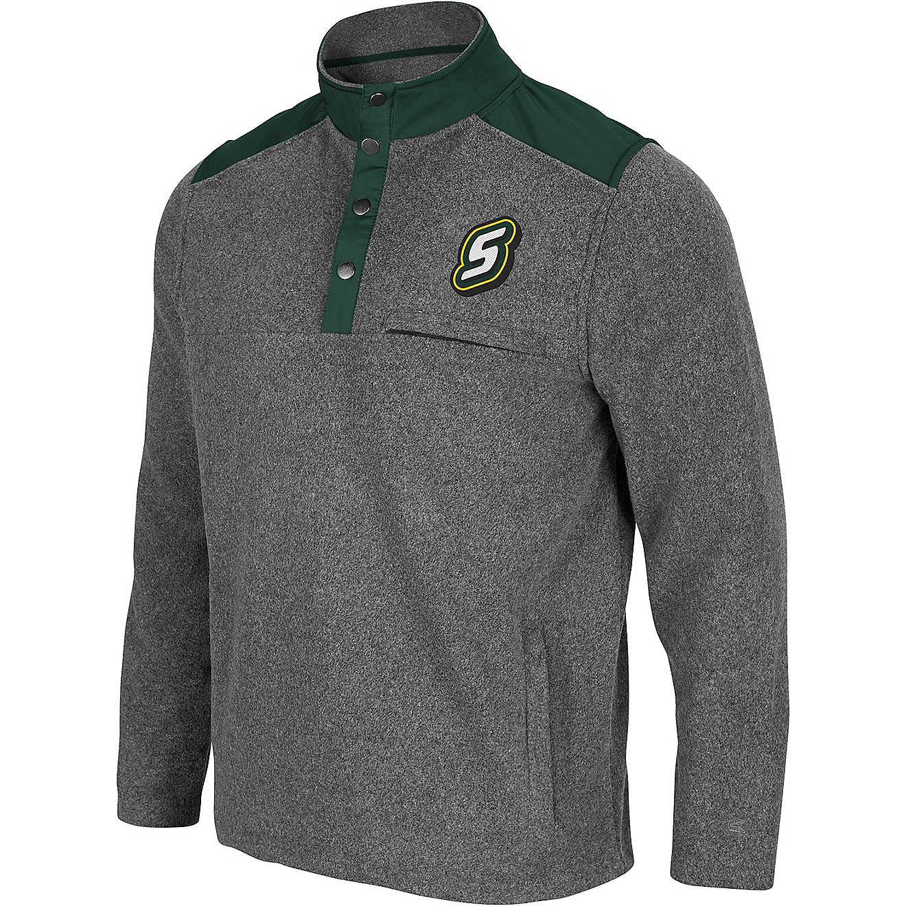 Colosseum Athletics Men's Southeastern Louisiana University Huff Snap Pullover                                                   - view number 1