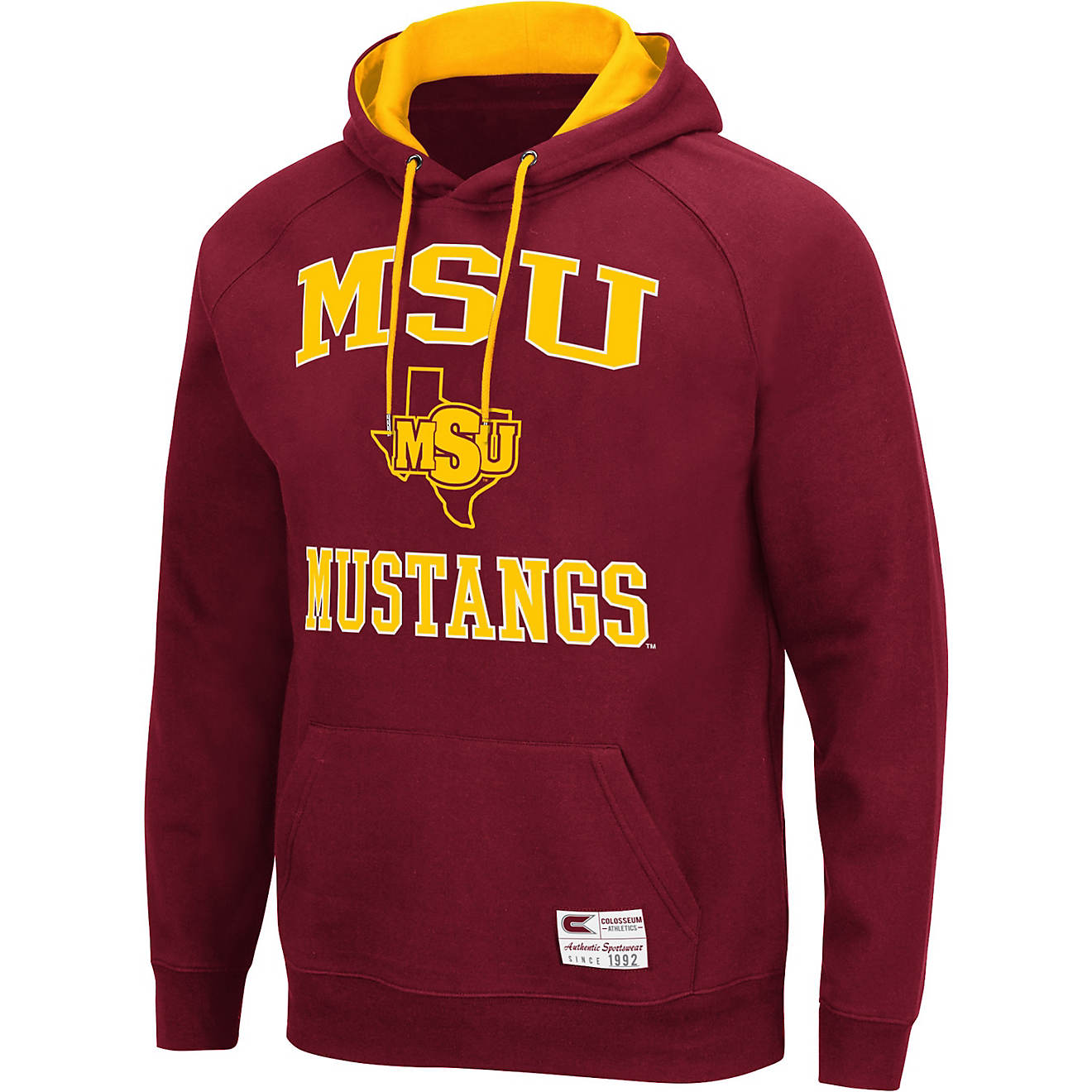 Colosseum Athletics Men's Midwestern State University Grove Fleece Pullover Hoodie                                               - view number 1