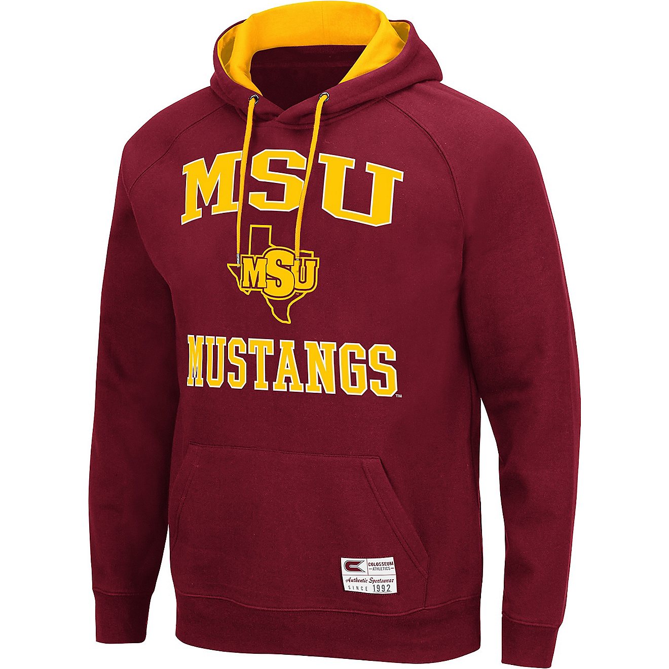 Colosseum Athletics Men's Midwestern State University Grove Fleece Pullover Hoodie                                               - view number 1