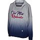 Colosseum Athletics Women's University of Mississippi On Wednesday Dip Dye Pullover Lightweight Hoodie                           - view number 1 image