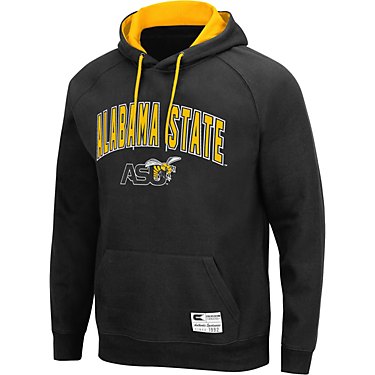 Colosseum Athletics Men's Alabama State University Taylor Applique Fleece Pullover Hoodie