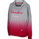 Colosseum Athletics Women's University of Houston On Wednesday Dip Dye Pullover Lightweight Hoodie                               - view number 1 image