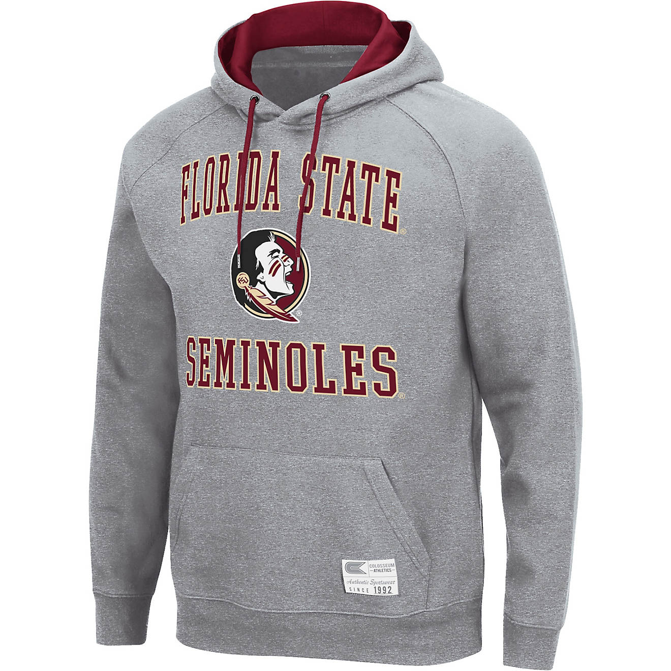 Colosseum Athletics Men's Florida State University Grove Fleece Pullover Hoodie                                                  - view number 1