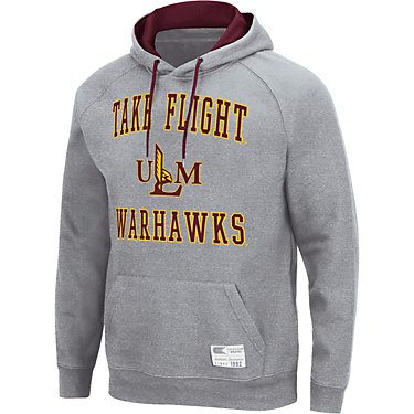 Colosseum Athletics Men's University of Louisiana at Monroe Grove Fleece Pullover Hoodie