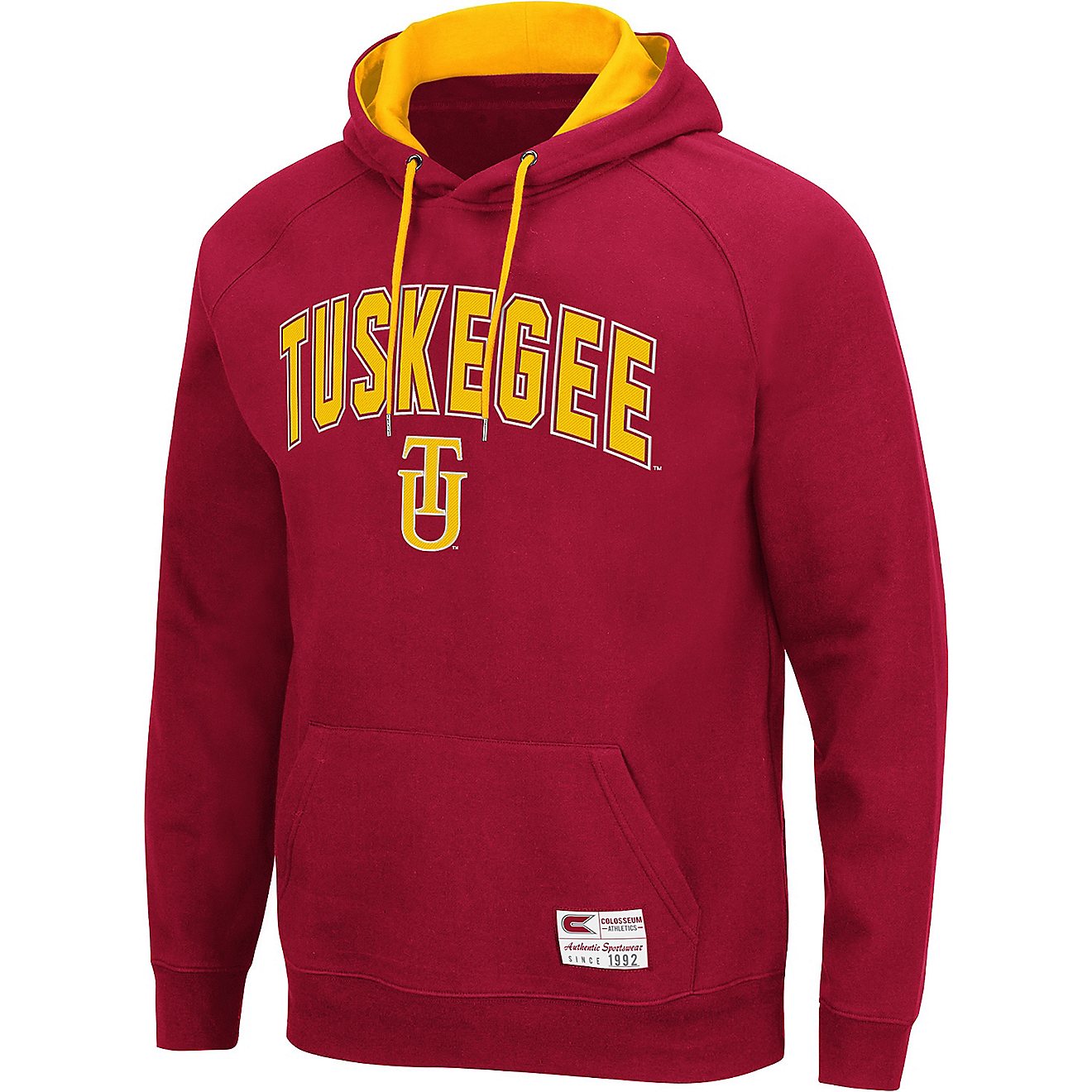 Colosseum Athletics Men's Tuskegee University Taylor Applique Fleece Pullover Hoodie                                             - view number 1
