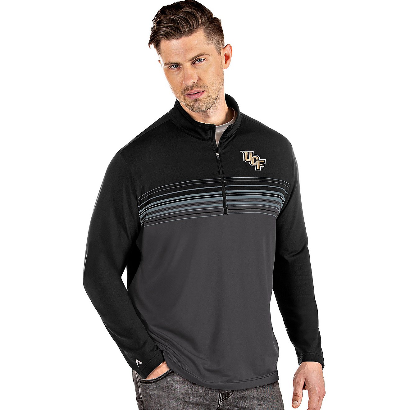 Antigua Men's University of Central Florida Pace 1/4-Zip Pullover                                                                - view number 1