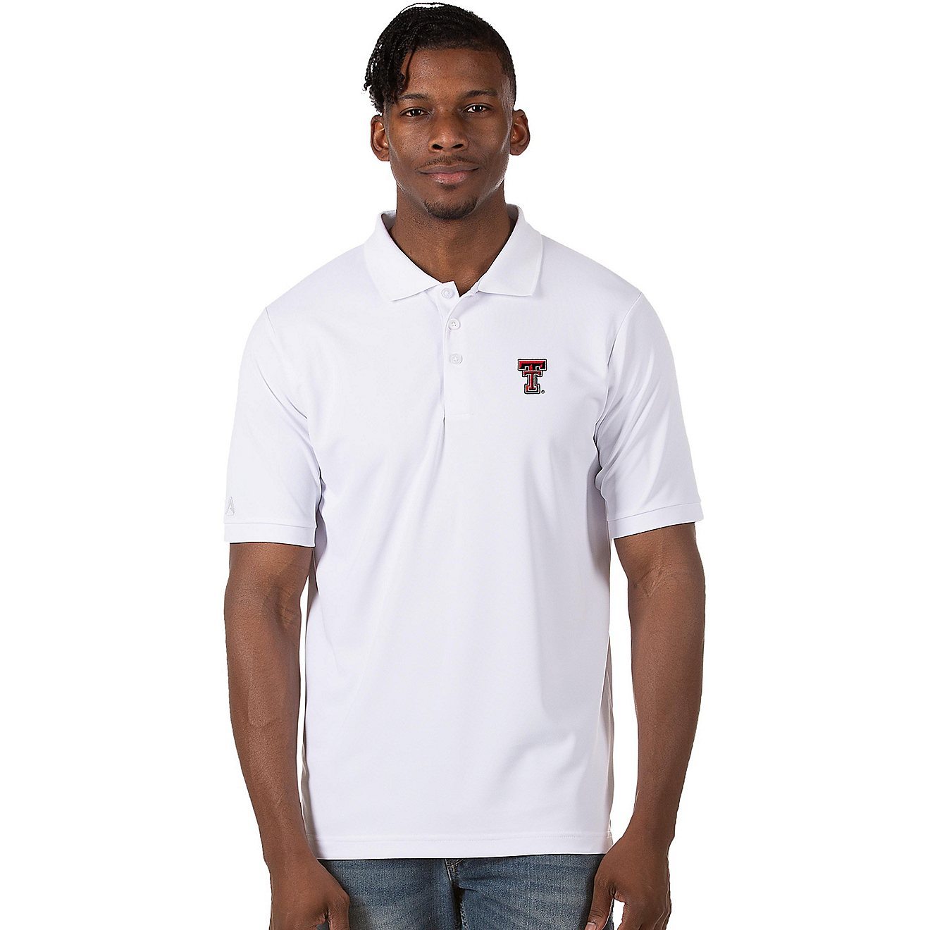 Antigua Men's Texas Tech University Legacy Pique Polo Shirt                                                                      - view number 1