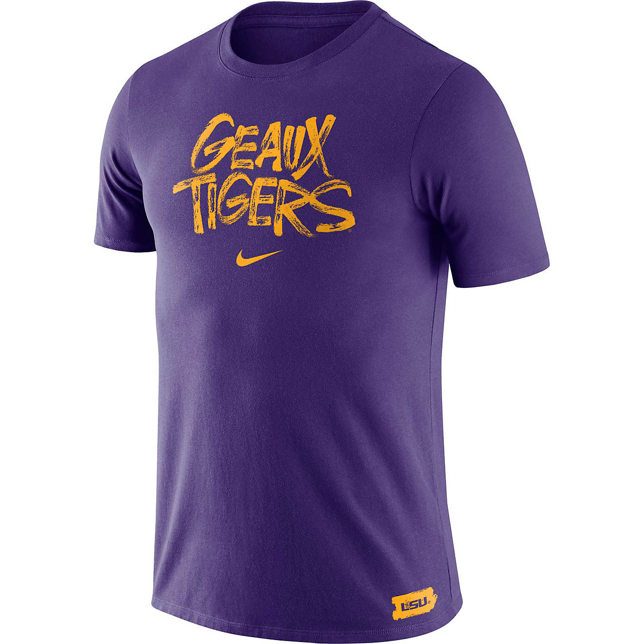 Nike Men's Louisiana State University Brush Phrase Graphic T-shirt                                                               - view number 1