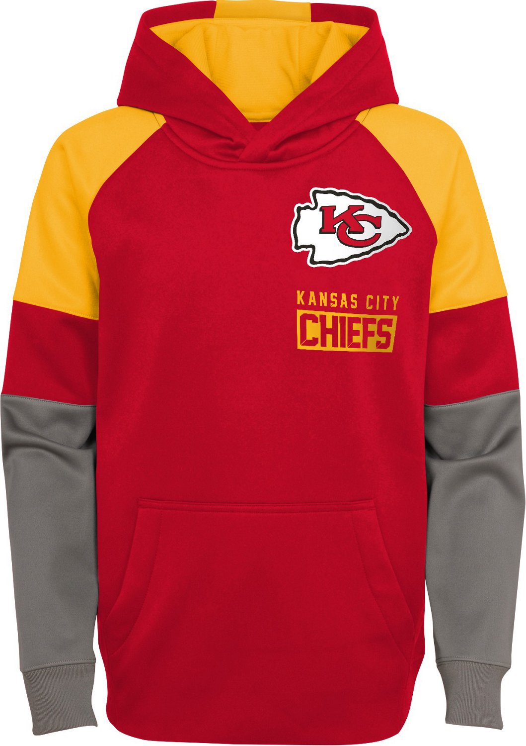 Outerstuff Kids' Kansas City Chiefs Play Action Performance Pullover ...