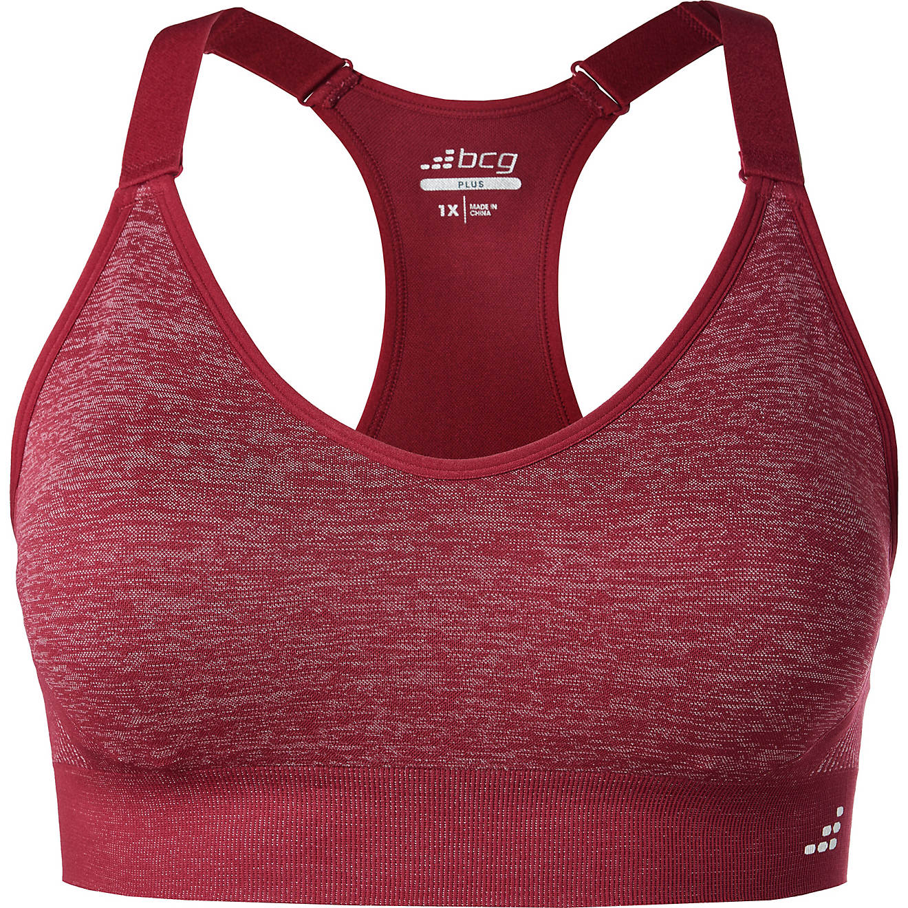 BCG Women's Seamless Low Support Plus Size Sports Bra                                                                            - view number 1