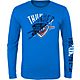Outerstuff Boys' Oklahoma City Thunder Swerve It Up Long Sleeve T-shirt                                                          - view number 1 image