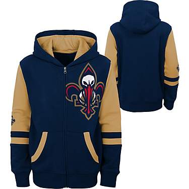 Outerstuff Boys' New Orleans Pelicans Straight to the League Full-Zip Hoodie                                                    