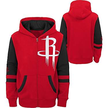Outerstuff Boys' Houston Rockets Straight to the League Full-Zip Hoodie                                                         