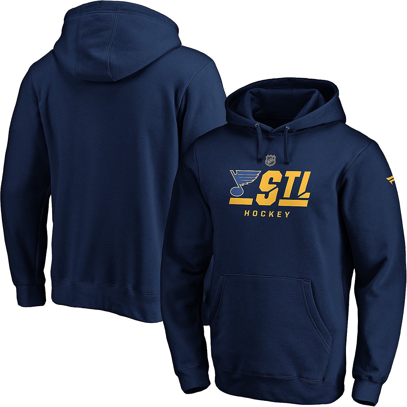 Fanatics Men's St. Louis Blues Secondary Tricode Pullover Hoodie                                                                 - view number 1