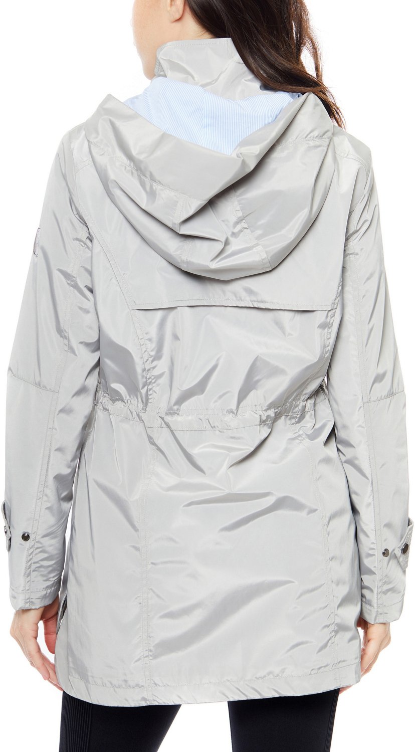 Be Boundless Women’s Hooded Anorak Full Zip Rain Parka Jacket Academy