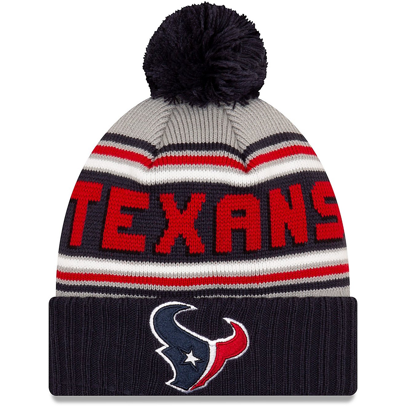 New Era Men's Houston Texans Cheer Knit Beanie                                                                                   - view number 1