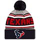New Era Men's Houston Texans Cheer Knit Beanie                                                                                   - view number 1 image