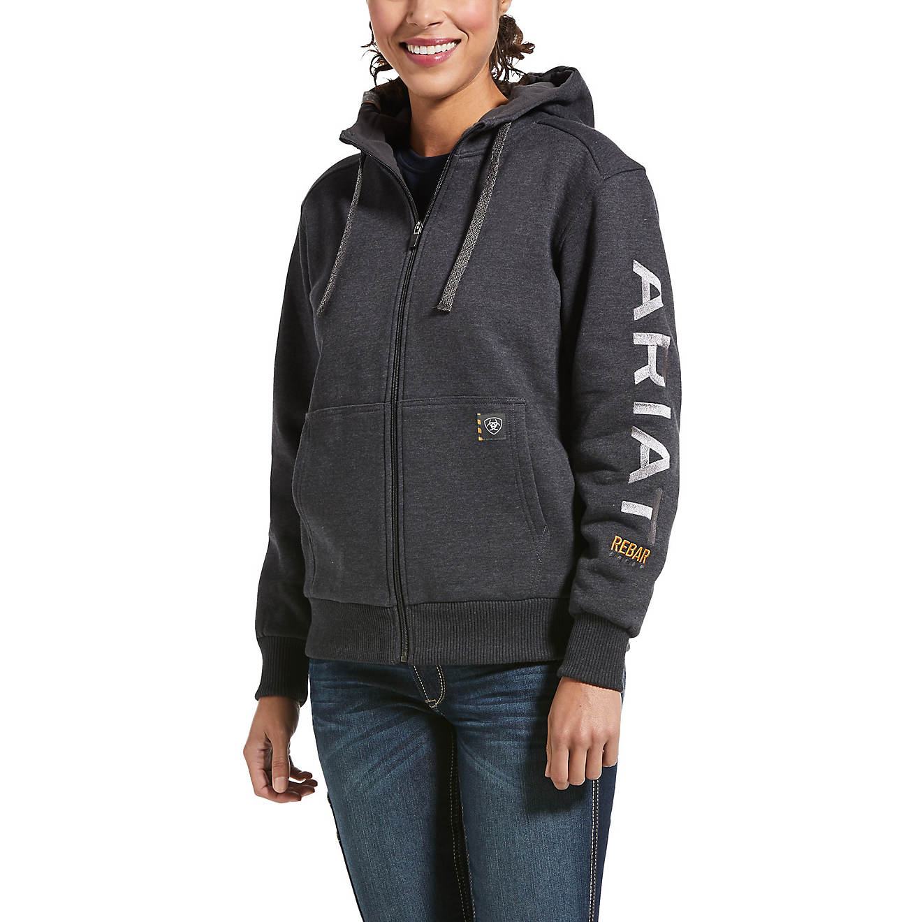 Ariat Women's Rebar All-Weather FZ Hoodie                                                                                        - view number 1