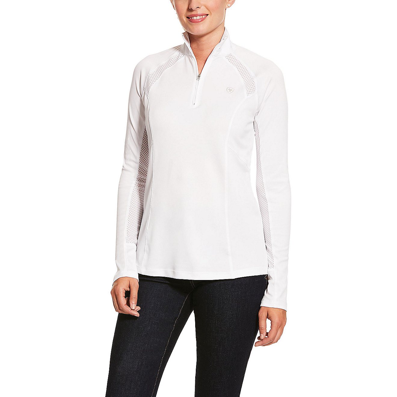 Ariat Women's 1/4 Zip Sunstopper 2.0 Long Sleeve Base Layer                                                                      - view number 1