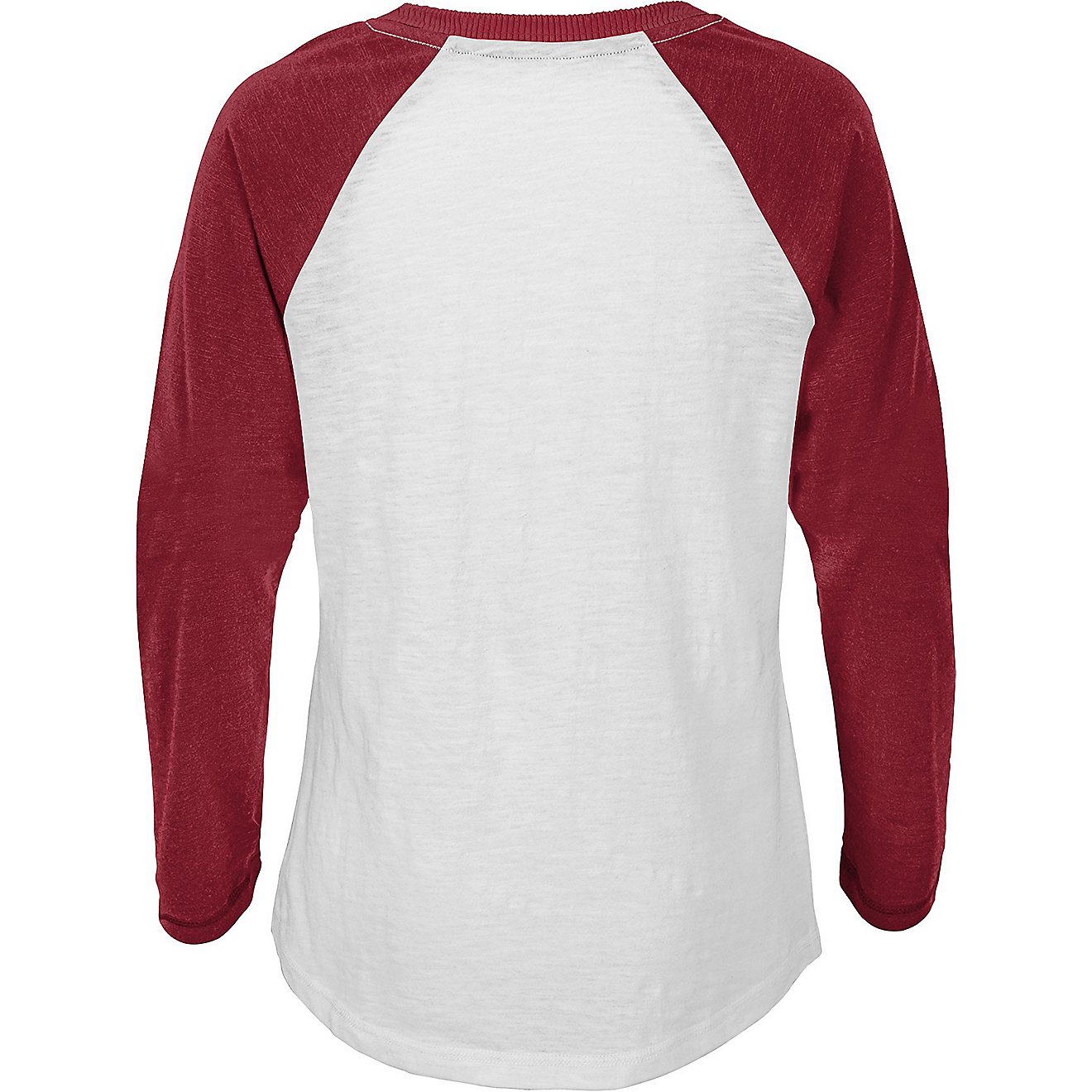 Outerstuff Girls' University of Alabama Tradition Long Sleeve Raglan T-shirt                                                     - view number 3