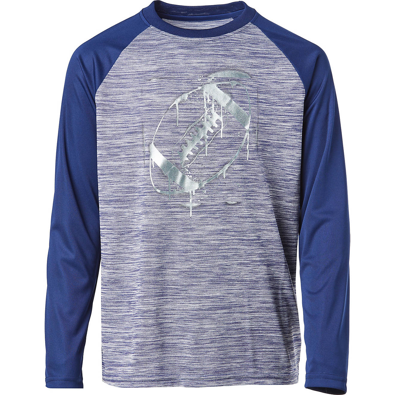 BCG Boys' Stencil Football Raglan Long Sleeve T-shirt                                                                            - view number 1