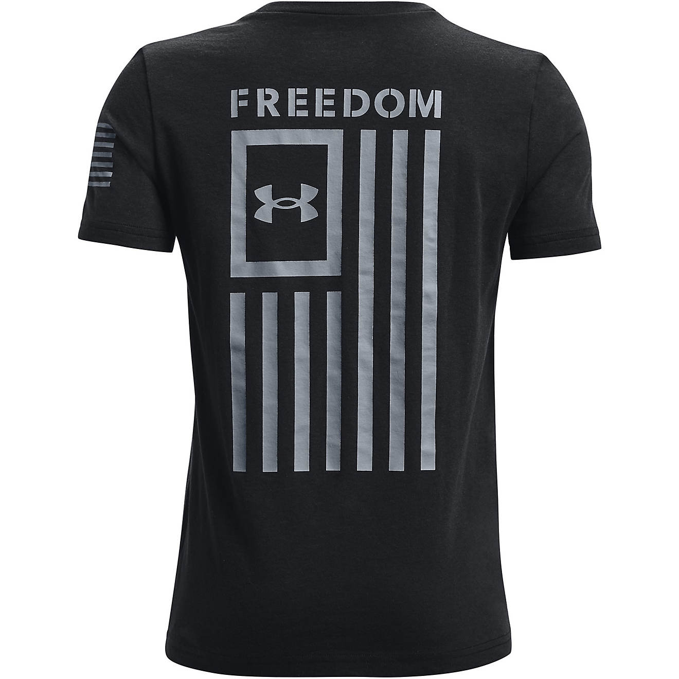 Under Armour Boys' UA Freedom Flag Short Sleeve T-Shirt                                                                          - view number 1