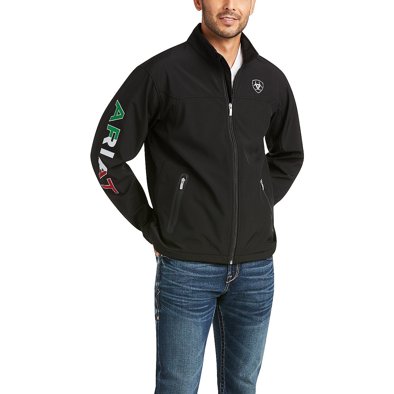 Ariat Men's Softshell Mexico National Team Jacket                                                                                - view number 1