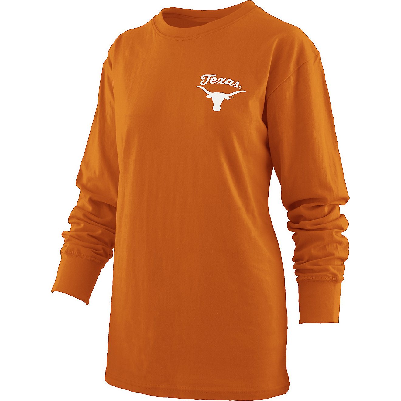 Three Square Women's University of Texas Sanders Long Sleeve Graphic T-shirt                                                     - view number 2