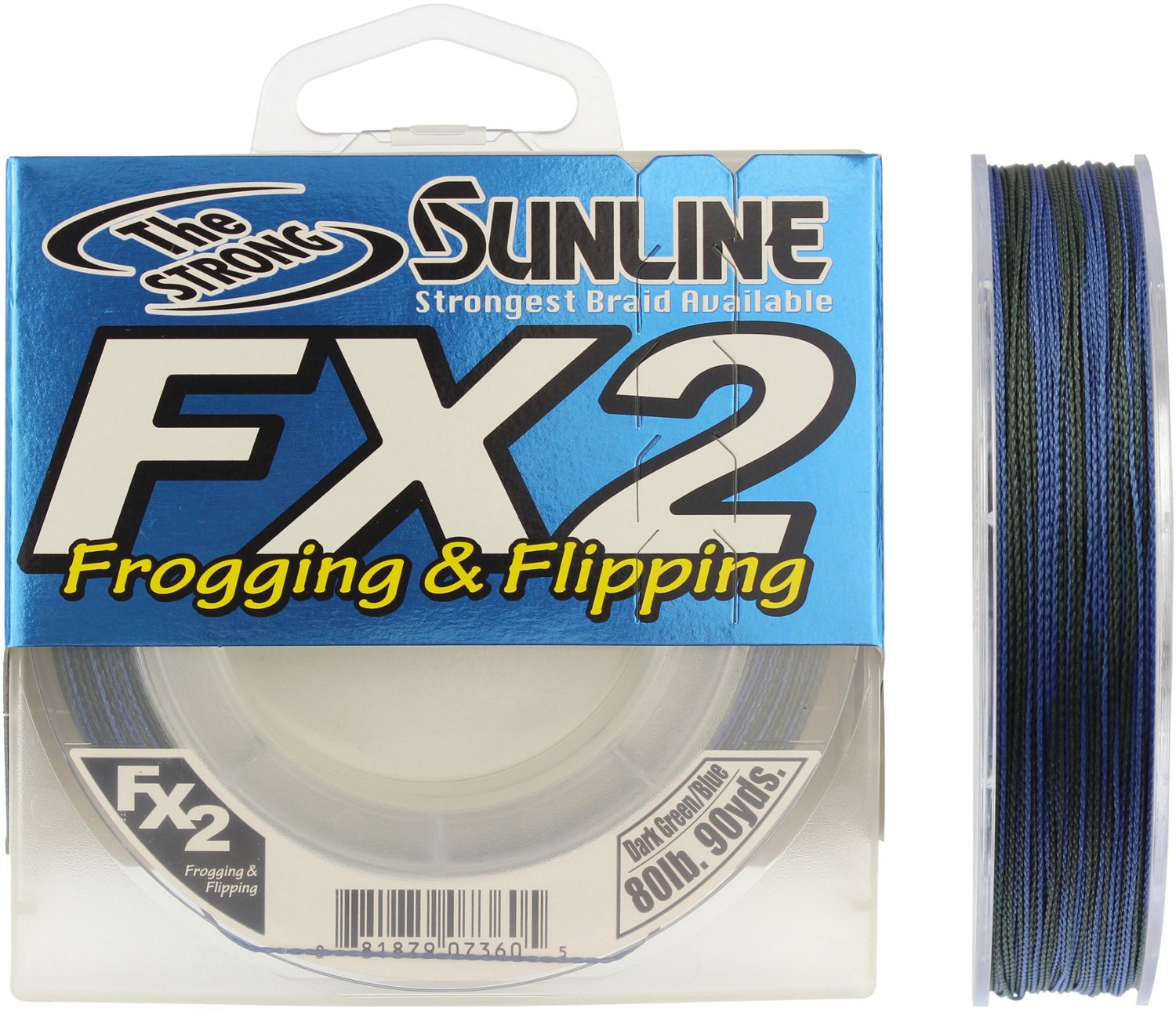 Sunline FX2 80 lb 90 yd Braided Fishing Line Academy