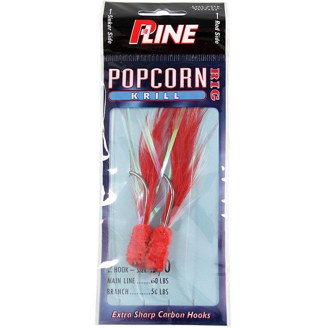 P-Line Popcorn Krill Single Style Hooks 2-Pack                                                                                   - view number 1