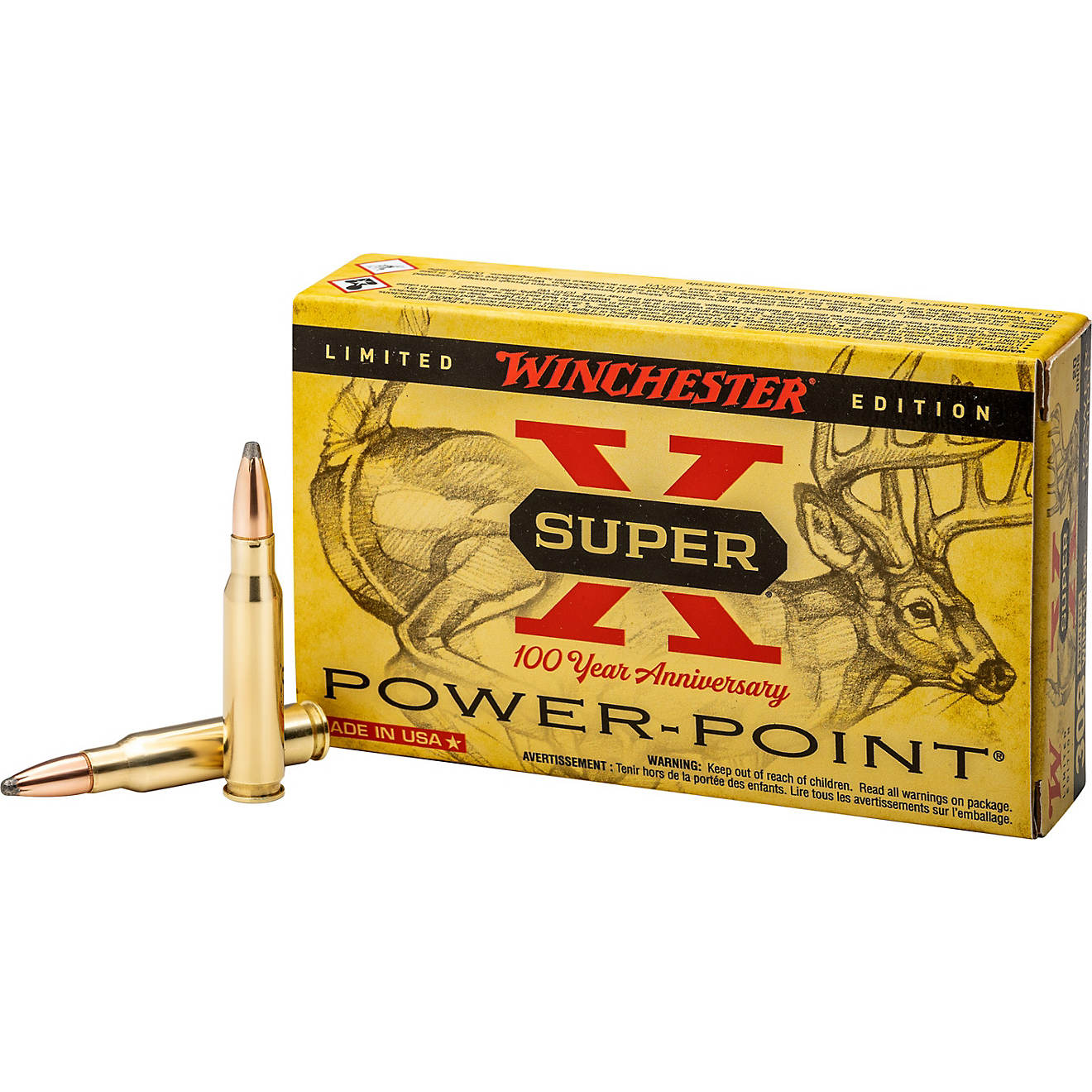 Winchester Power Point 100 Year 308 WIN 150-Grain Ammunition - 20 Rounds                                                         - view number 1