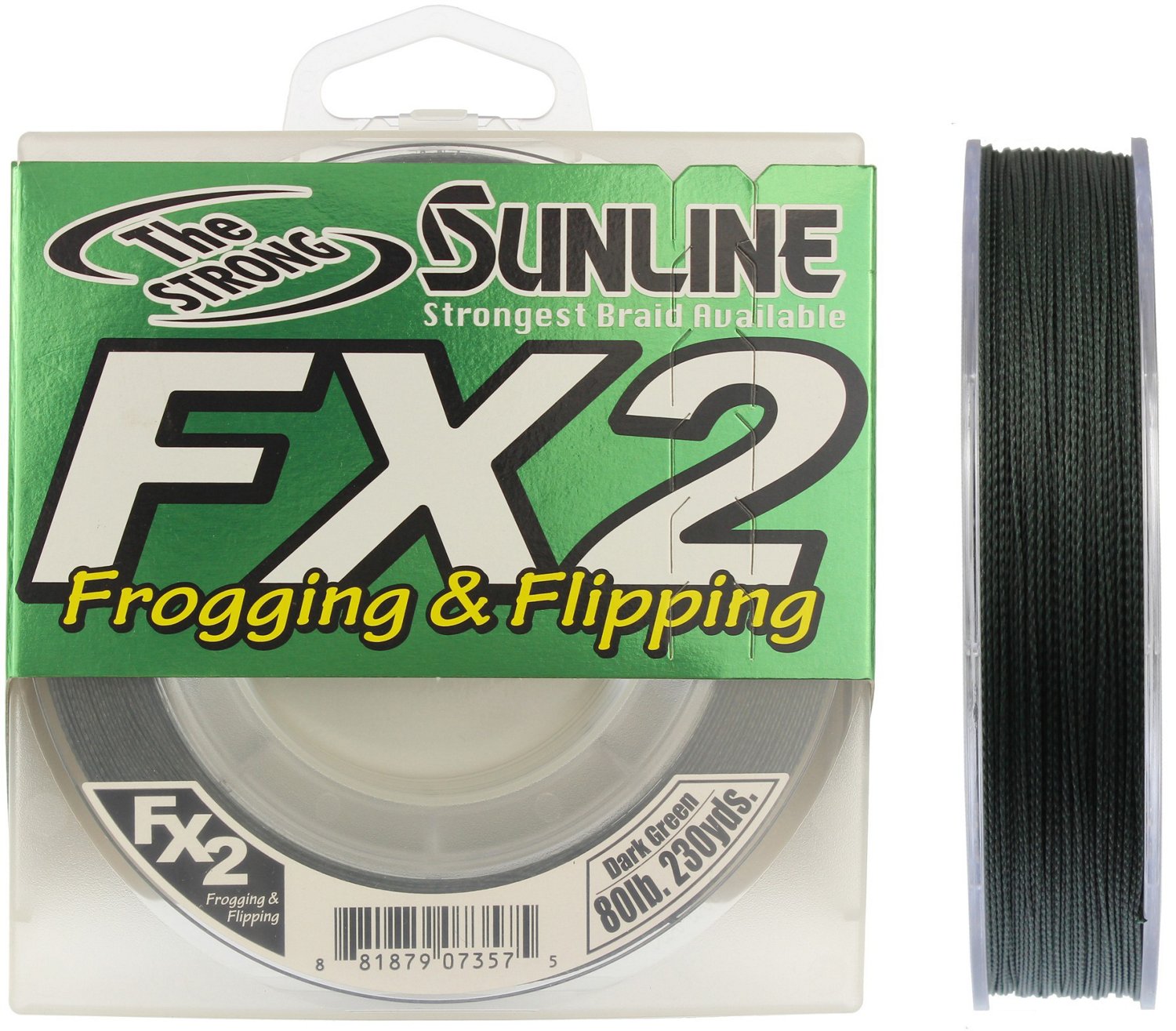 Sunline FX2 80 lb 230 yd Braided Fishing Line Academy