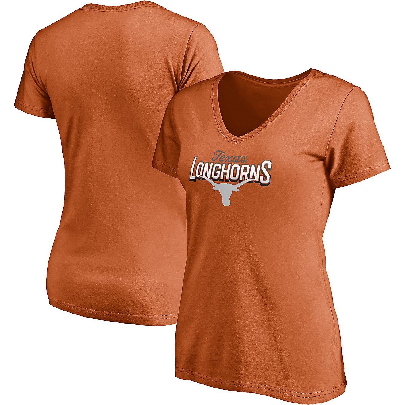 Fanatics Women's University of Texas Team Over Mascot Short Sleeve T-shirt                                                       - view number 1