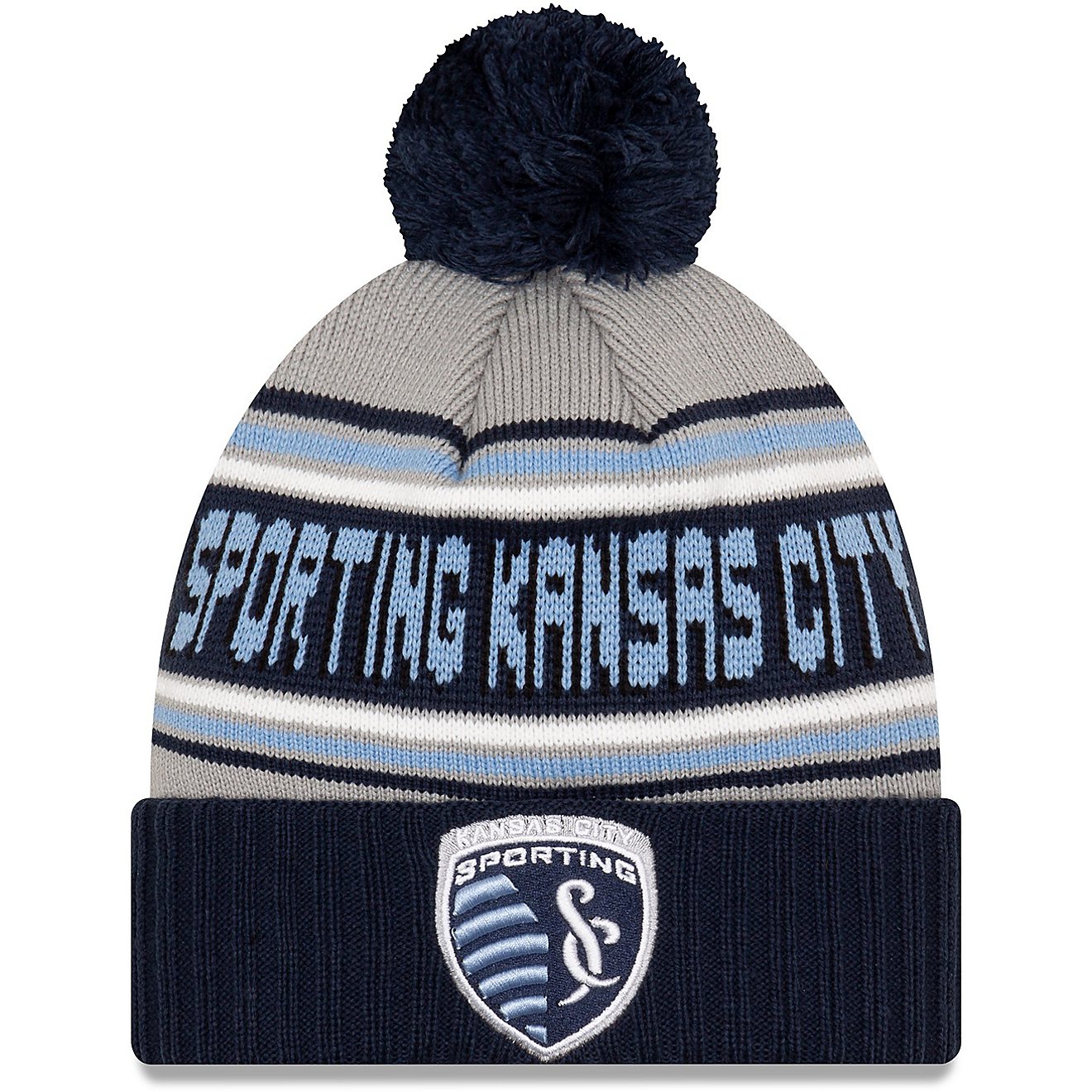 New Era Women's Sporting Kansas City Cheer Knit Beanie                                                                           - view number 1
