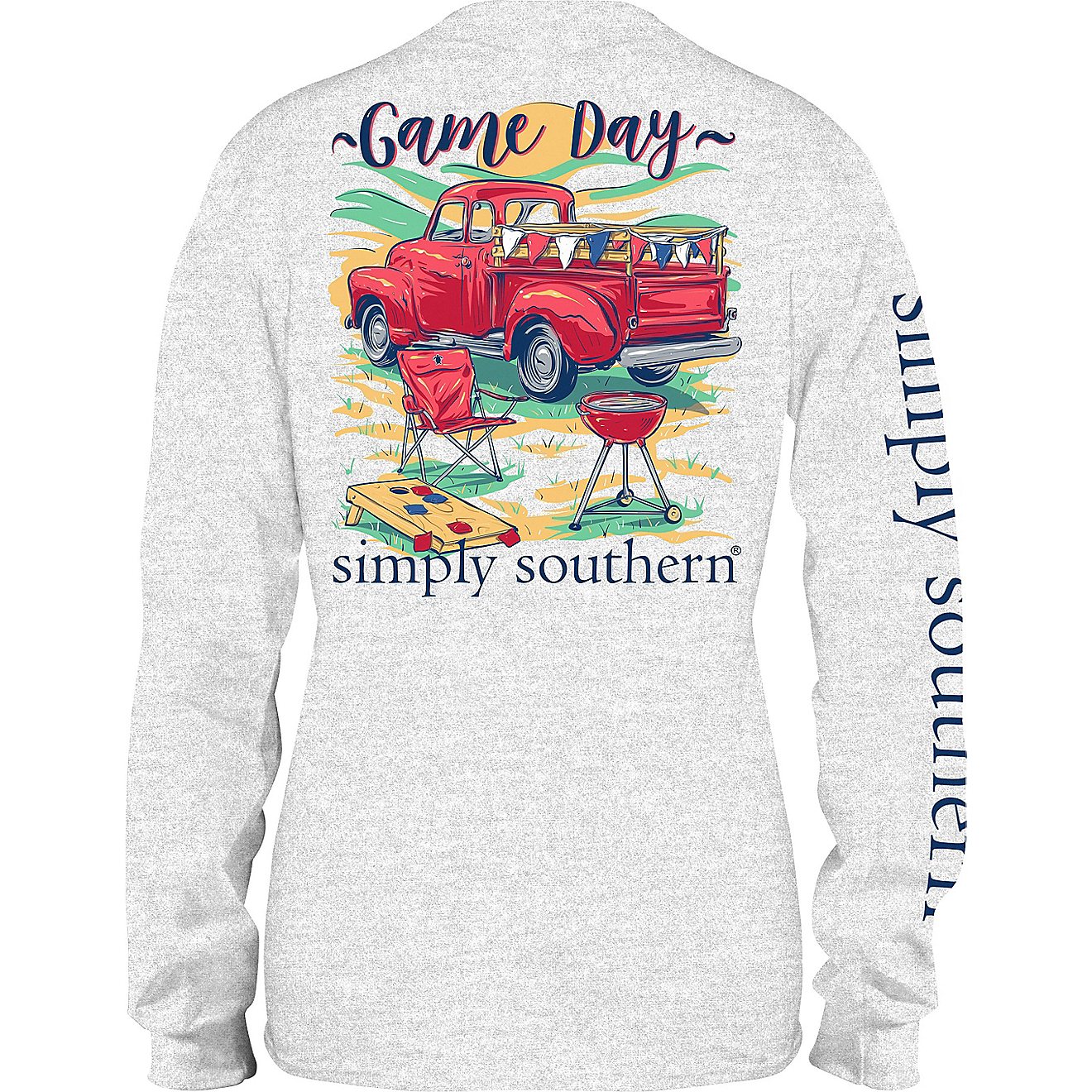Simply Southern Girls Game Day Long-Sleeve Graphic T-shirt                                                                       - view number 2