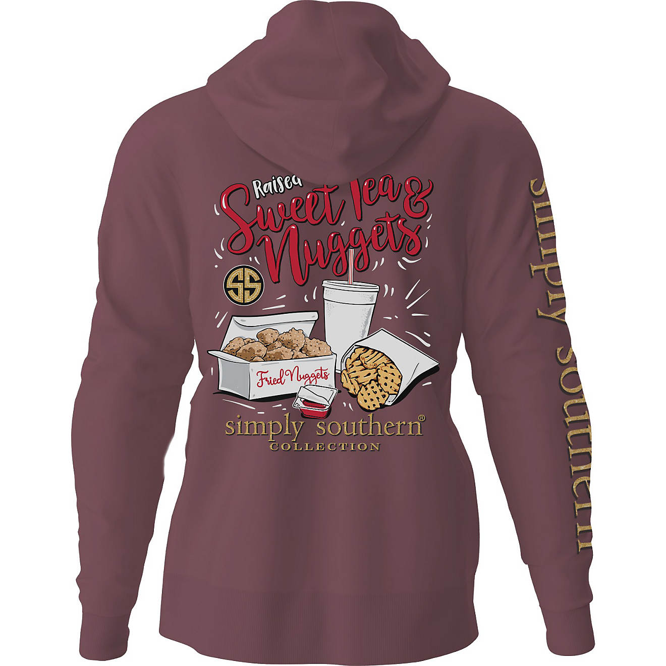 Simply Southern Girls Nuggets Graphic Hoodie                                                                                     - view number 1