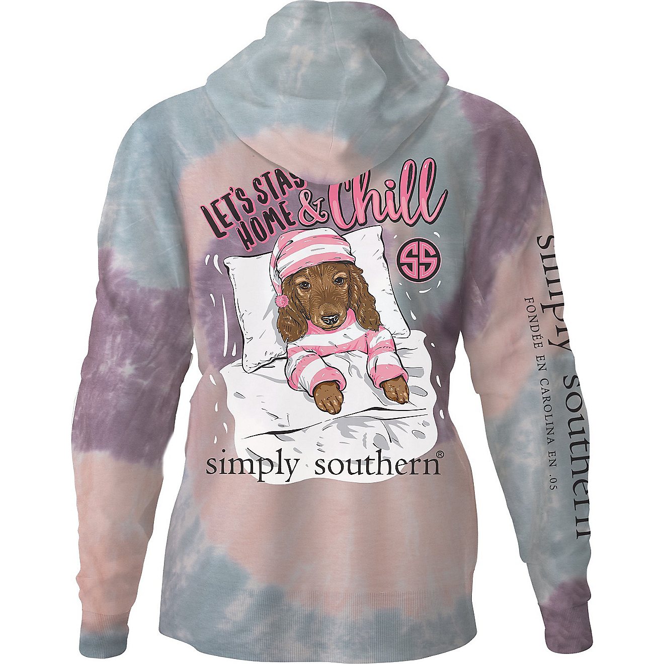 Simply Southern Girls Stay Home Graphic Hoodie                                                                                   - view number 1