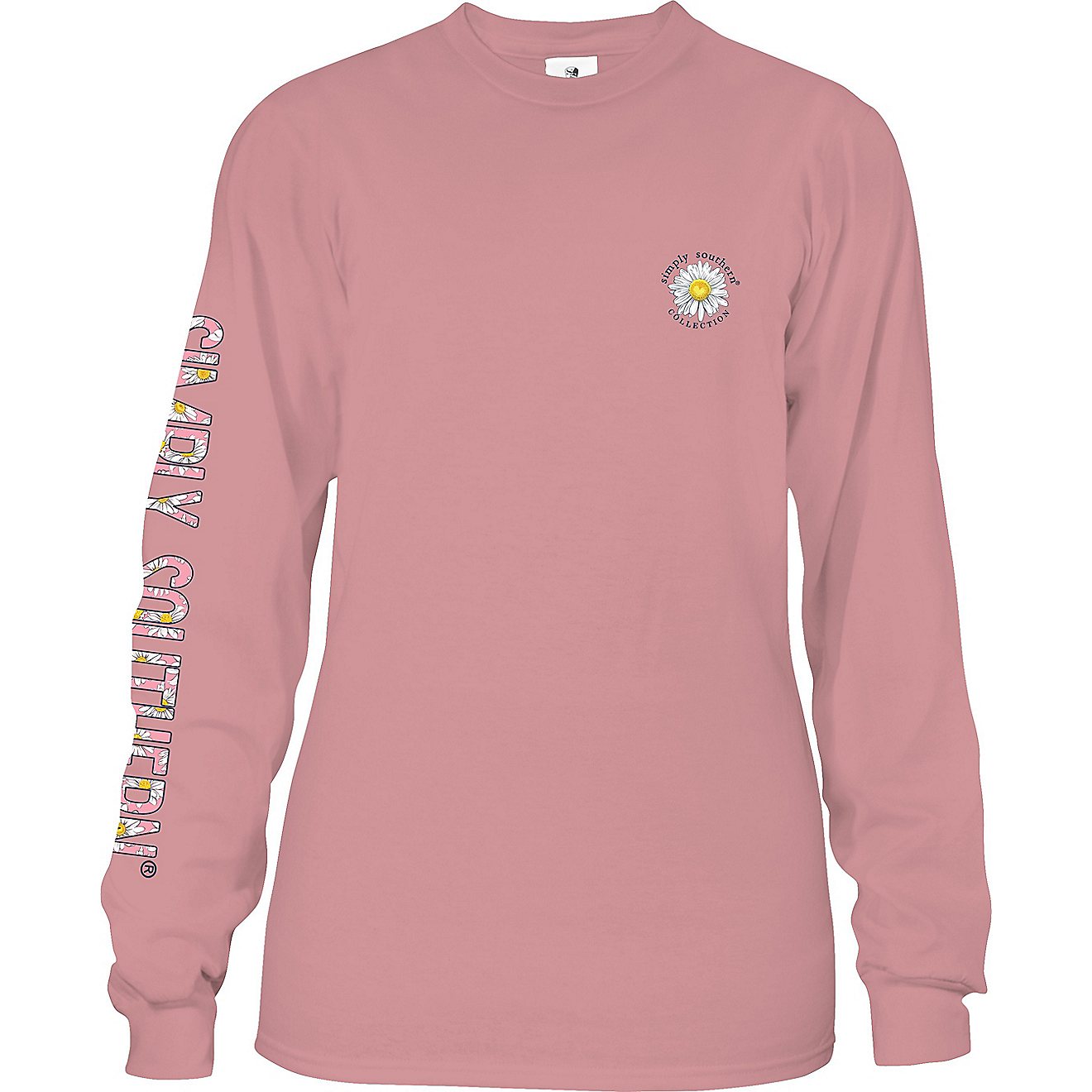 Simply Southern Women's Simply Daisy Long Sleeve T-Shirt                                                                         - view number 3