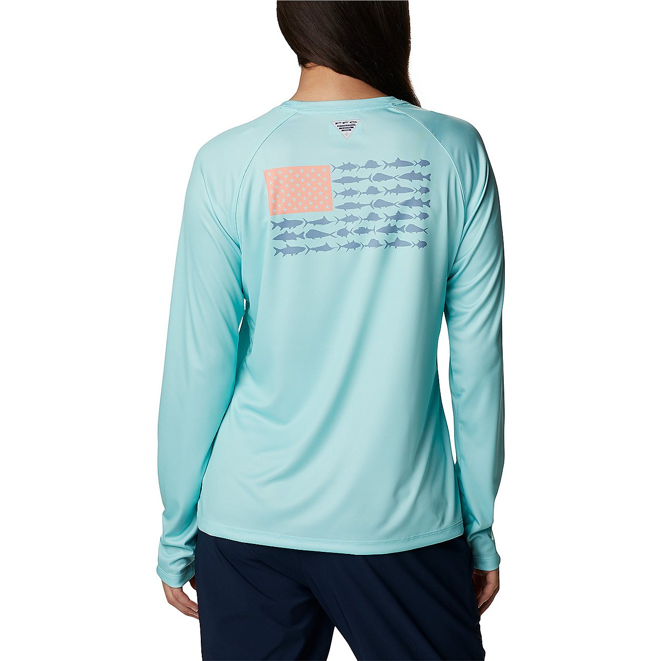 Columbia Sportswear Women's Tidal Tee PFG Fish Flag Long Sleeve T-shirt                                                          - view number 1